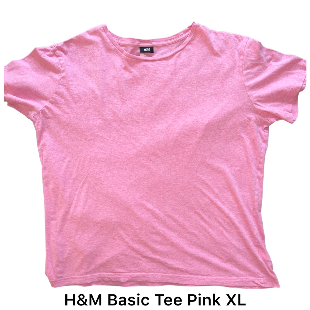 H&M Basic Tee Xl Pink